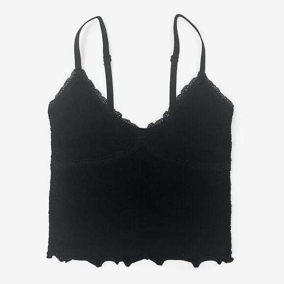 Urban Outfitters Out From Under Floral Lace Cami Size M/L Black - Picture 1 of 2